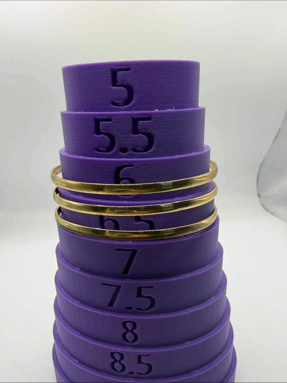 Gold-Tone Women's Stackable Cuff Bracelet Set
